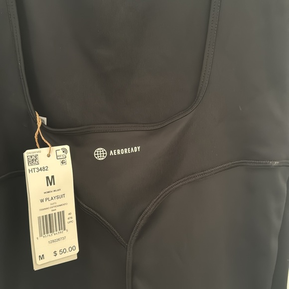 NWT Adidas “Playsuit” Bodysuit sz M - Picture 3 of 3